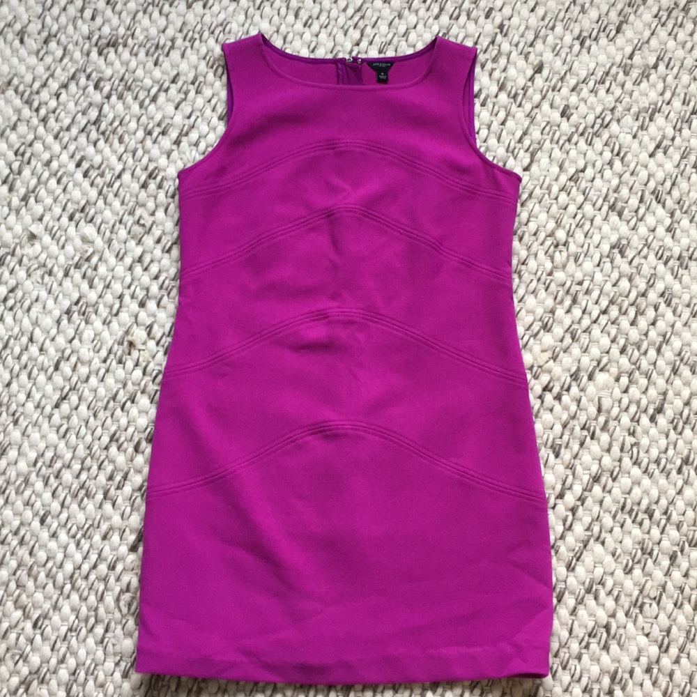 Ann Taylor Fuchsia Dress